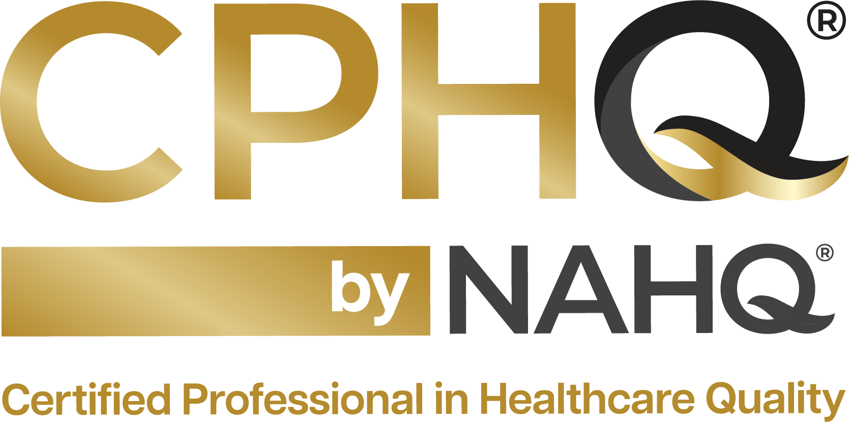 CPHQ certification logo by NAHQ Healthcare Quality