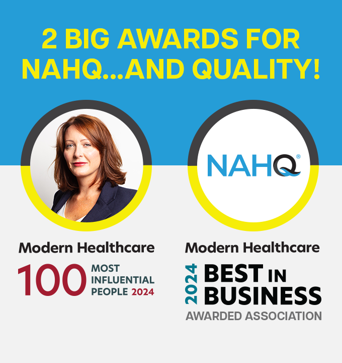 NAHQ wins two Modern Healthcare awards 2024.