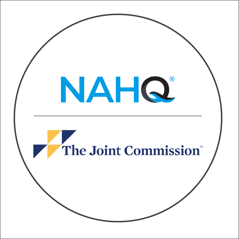 NAHQ and The Joint Commission logos