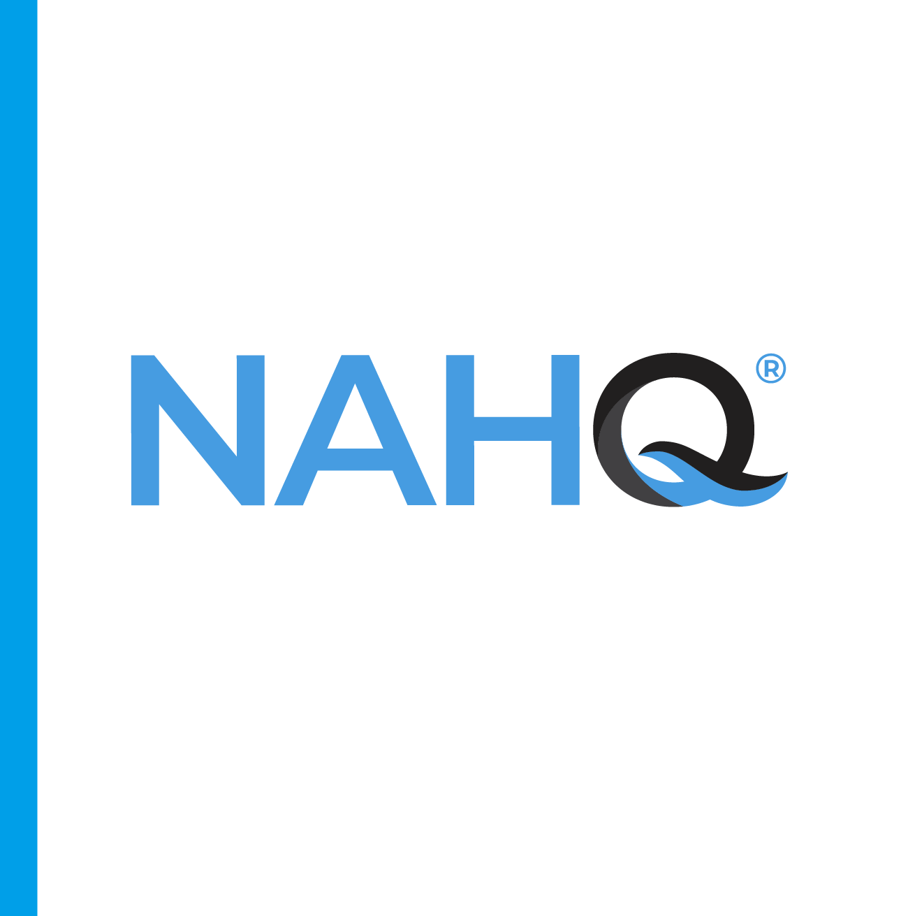 NAHQ logo in blue and black.