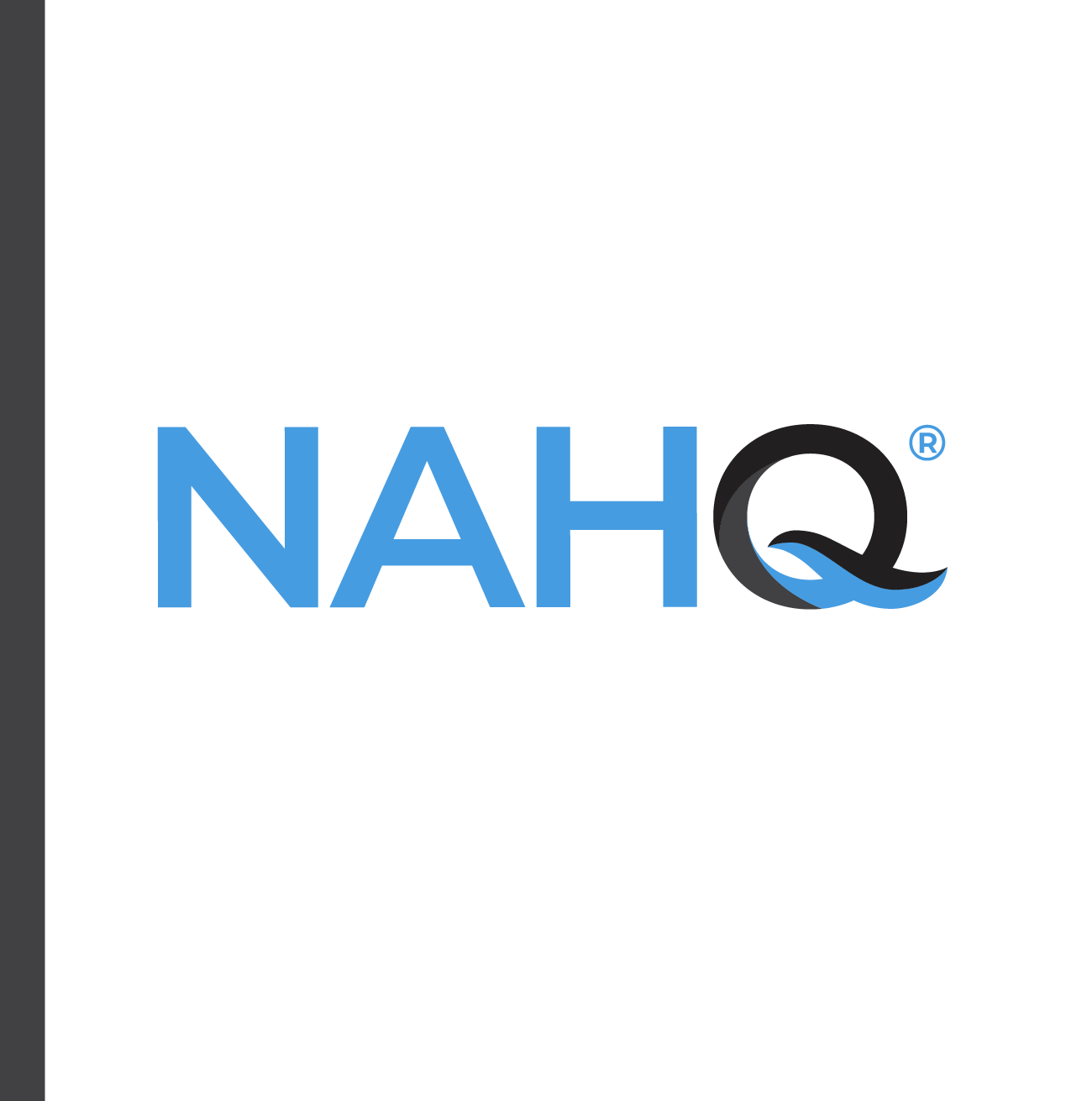 NAHQ logo, health quality professionals organization.
