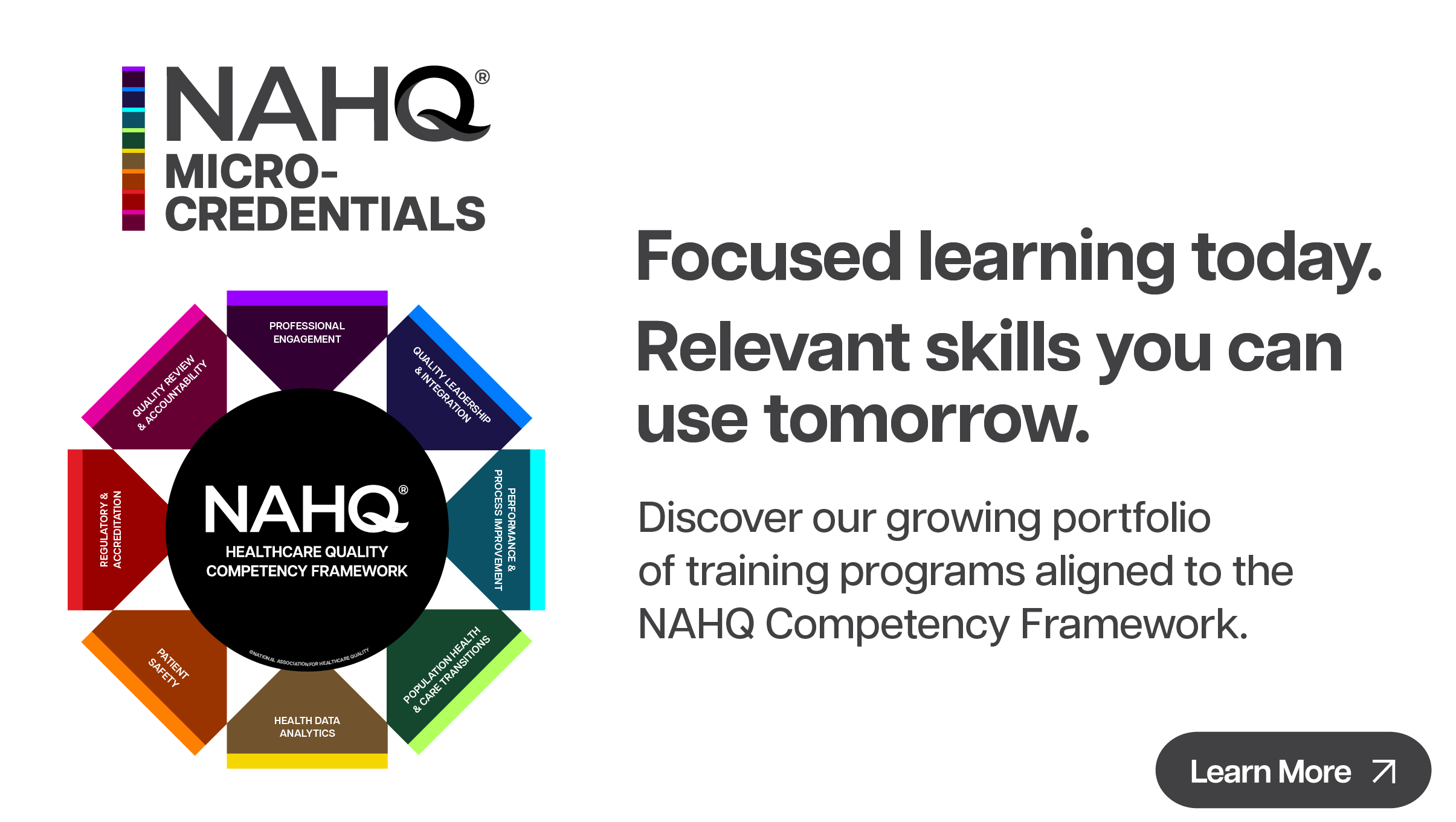NAHQ micro-credentials for performance improvement.